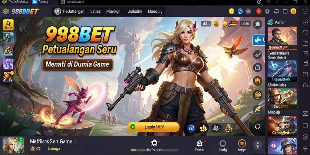 Gameplay seru 988BET dalam dunia petualangan yang menantang.