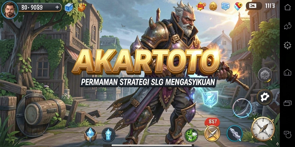 Tampilan menarik dan gameplay yang menarik di AKARTOTO.