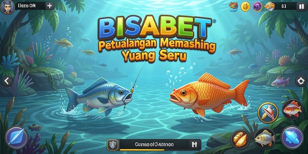 Tangkap ikan besar dalam gameplay BISABET yang menantang.