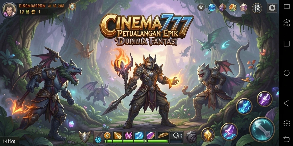 Tampilan gameplay RPG yang menakjubkan dari CINEMA777.