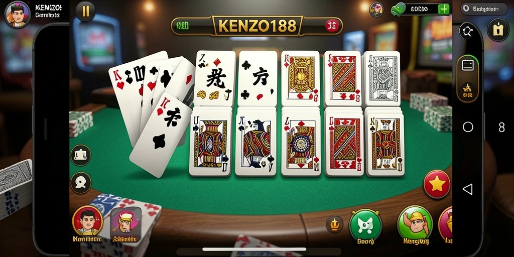 Tampilan gameplay seru dalam KENZO188 yang penuh strategi dan tantangan.