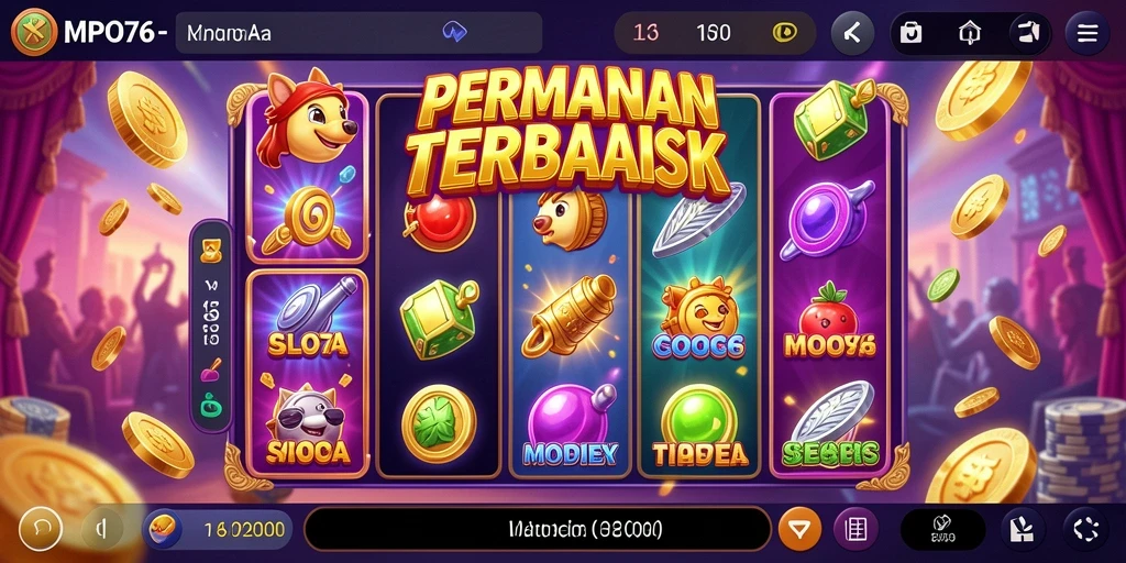 Tampilan gameplay menarik dari MPO76 saat memutar slot.