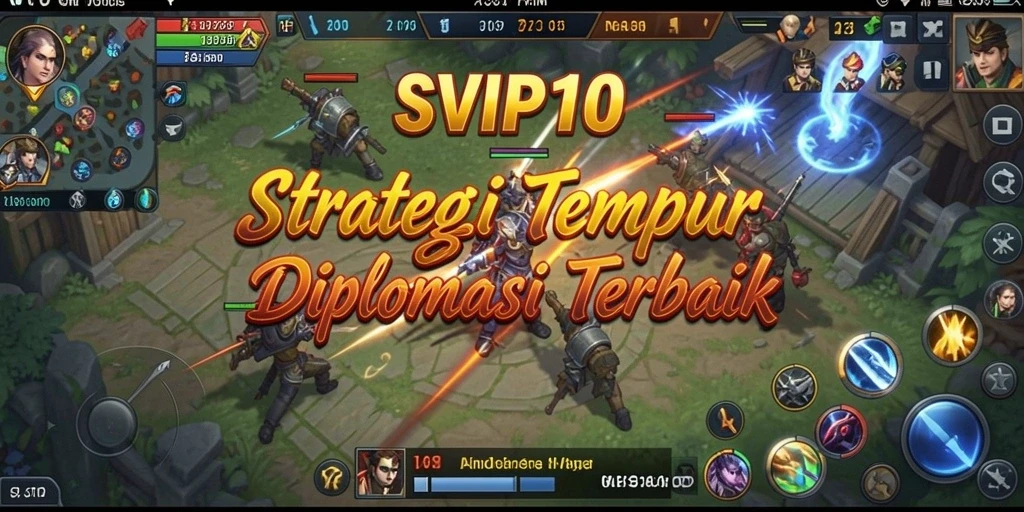 Tangkapan layar gameplay SVIP10 menampilkan intensitas pertempuran strategis.