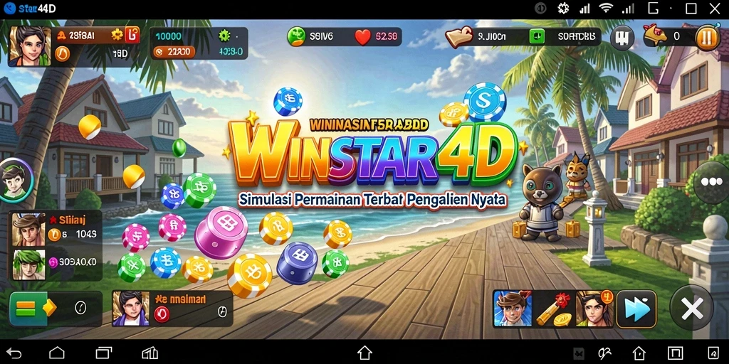 Tampilan gameplay <strong>WINSTAR4D</strong> yang memukau dan interaktif.