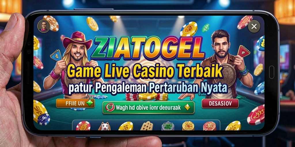Tampilan gameplay ZIATOGEL yang mendebarkan dan interaktif.